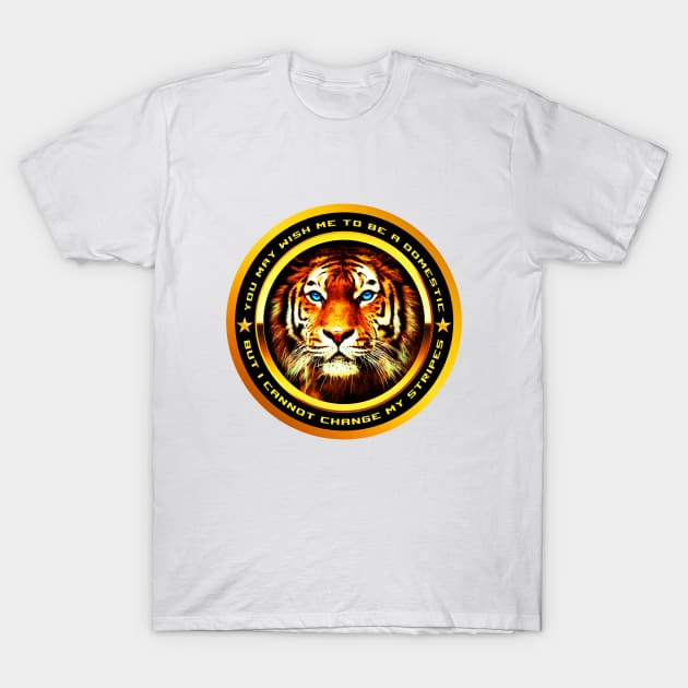 Domestic Tiger T-Shirt by Insignis